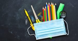 School Supplies and Mask