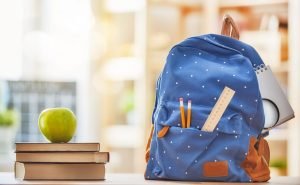 Packed School Backpack