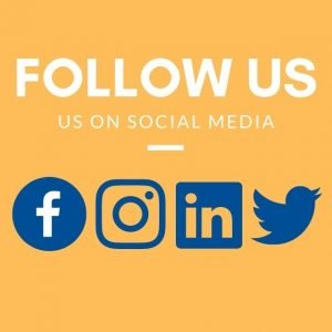 Follow Us on Facebook, Instagram, LinkdIn, and Twitter